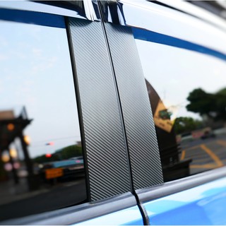 LUXGEN U5.S3【B柱卡夢貼】3M 不殘膠