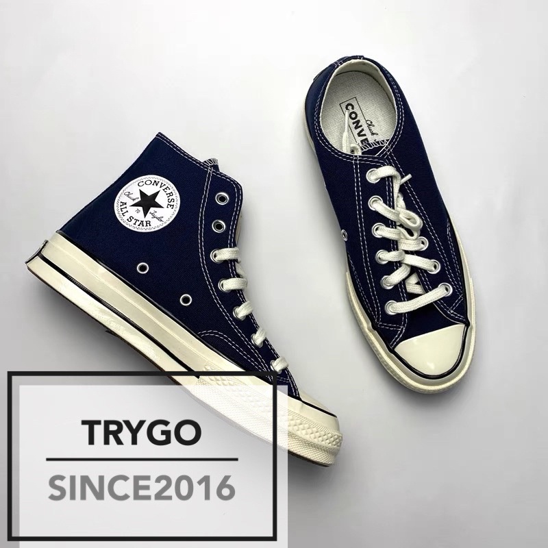 TRYGO｜ CONVERSE 1970s 深藍 午夜藍 低筒 高筒 164950c 164945c