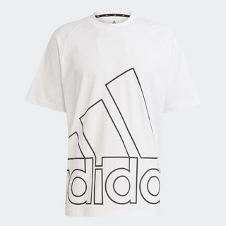 ADIDAS U BIG LOGO T 男女短袖上衣 GU4290 白