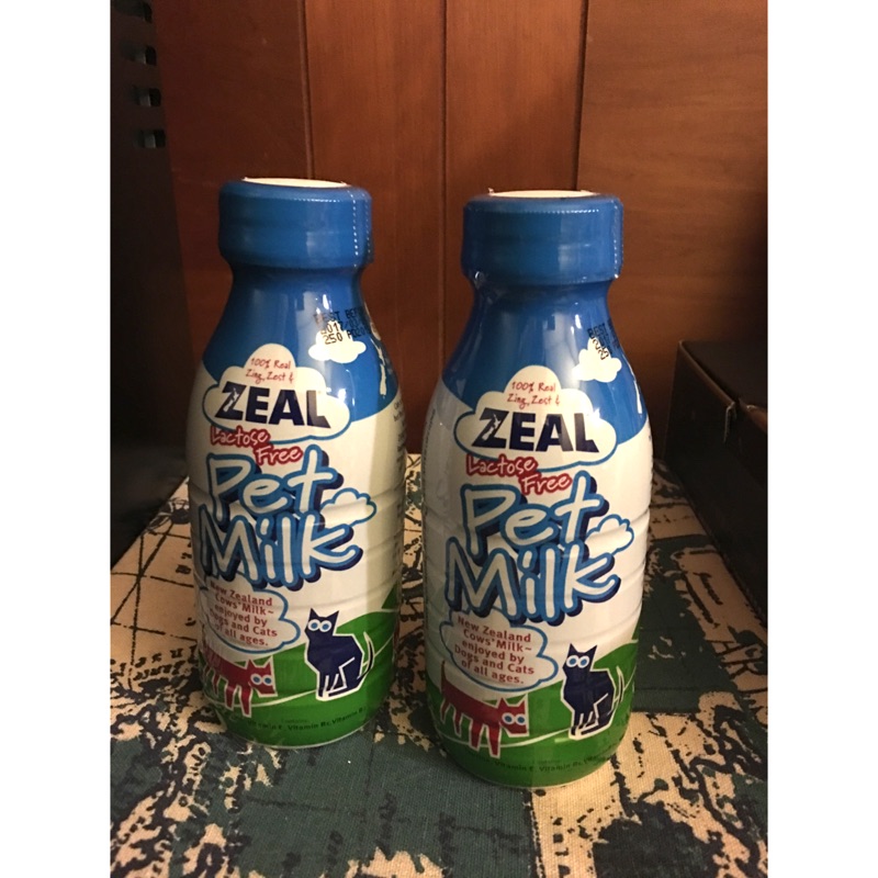 「寵物牛奶」紐西蘭 ZEAL 犬貓專用鮮乳 不含乳糖 380ml