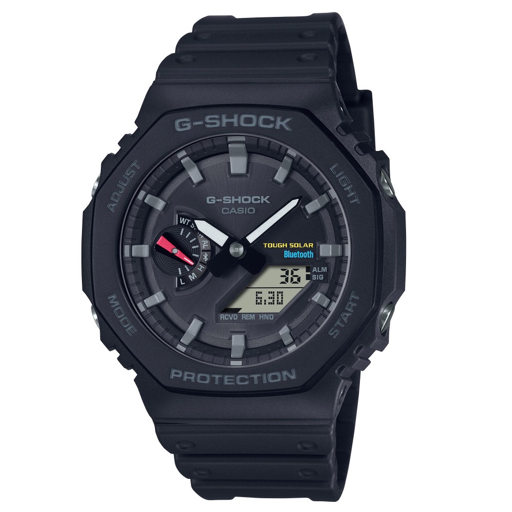 G-SHOCK /GA-B2100-1A / 卡西歐CASIO [ 官方直營 ] - 八角形系列 藍牙智慧連結