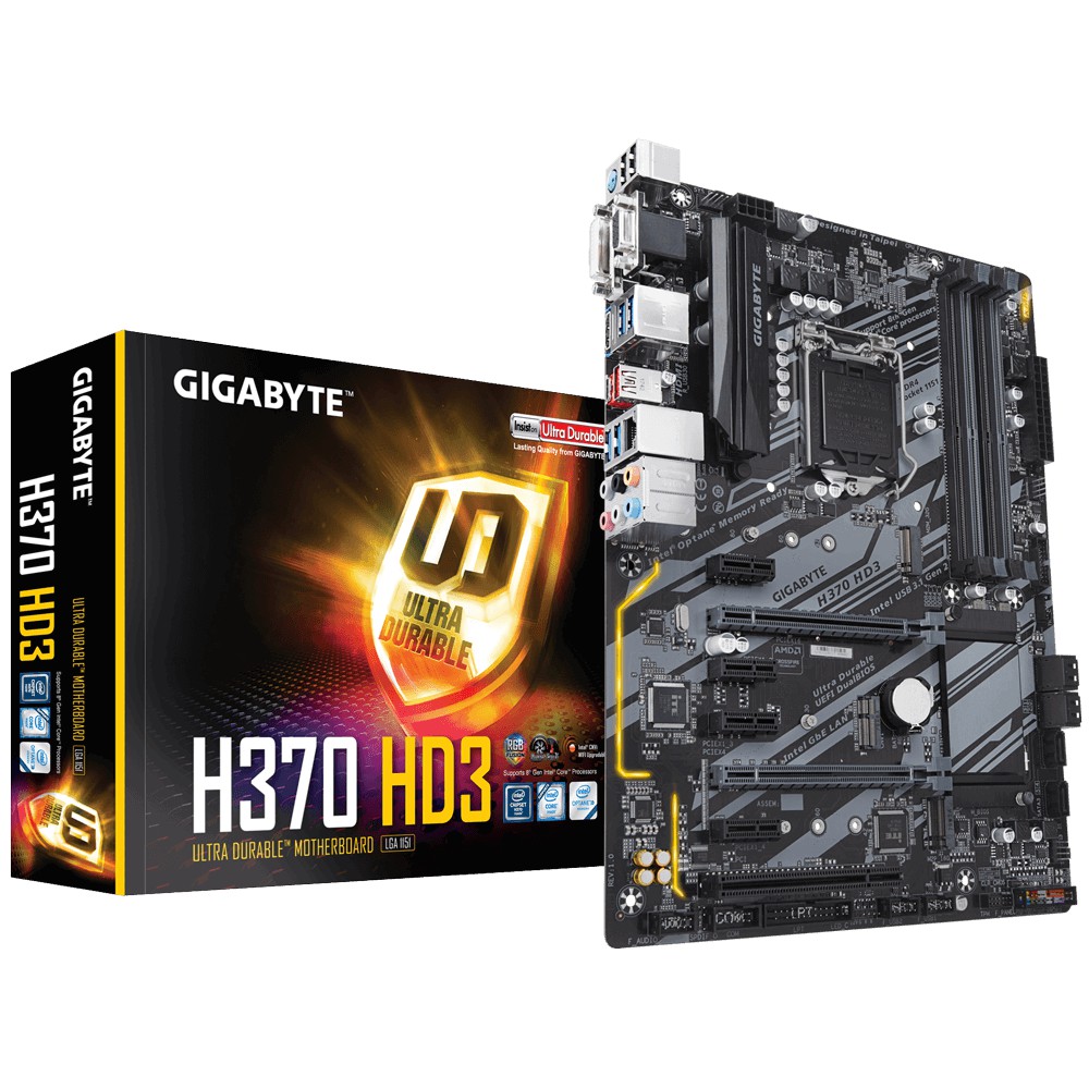 【買一送一】 Gigabyte 技嘉 H370 HD3 主機板 隨機送百元小禮