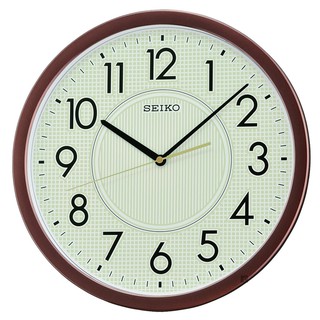 SEIKO 精工 夜光面盤大數字掛鐘 時鐘-36.1cm QXA629B