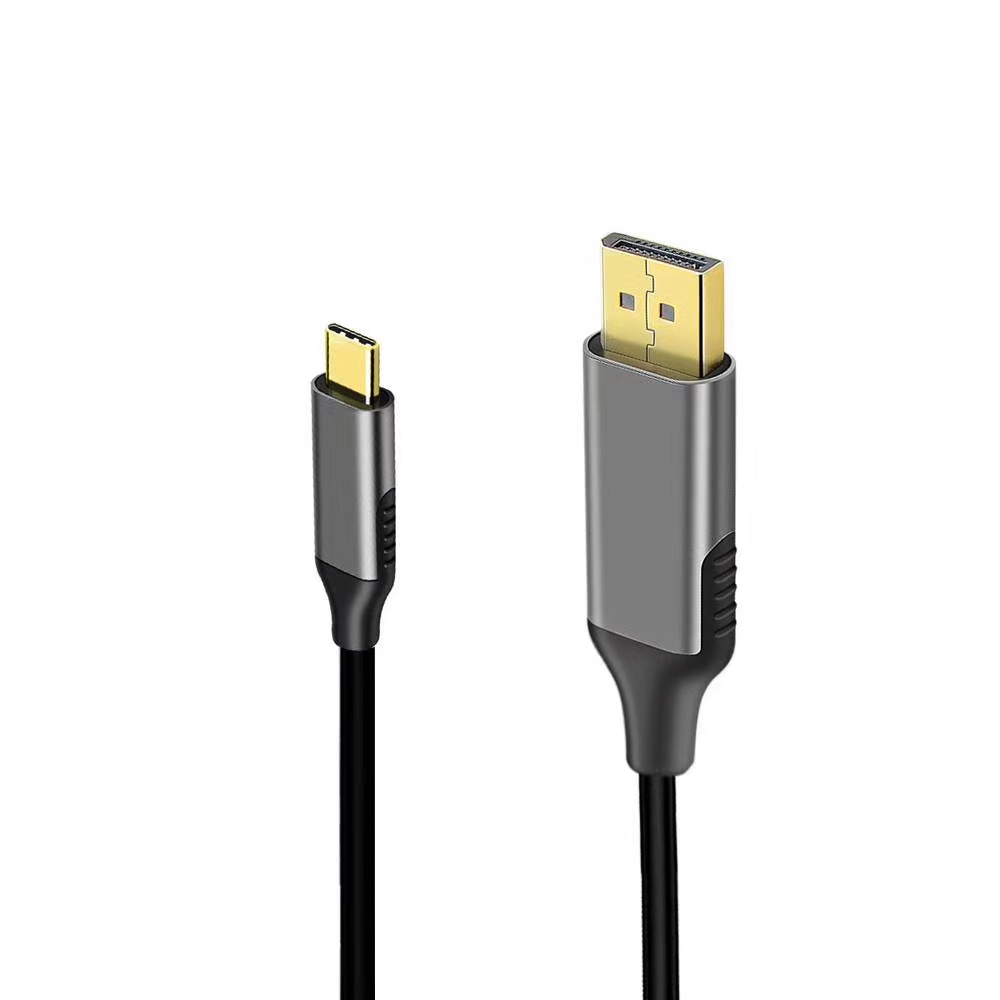 Thunderbolt 3 USB C DisplayPort電纜4K 60Hz USB TypeC 3.1到DP適配器