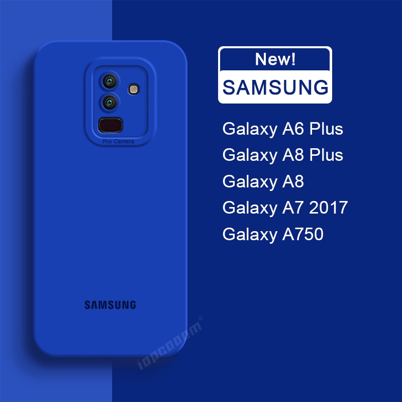 全軟相機保護套 三星 Samsung A6 Plus A8 A8+ A7 2018 A750 手機殼官方原裝液態矽膠套