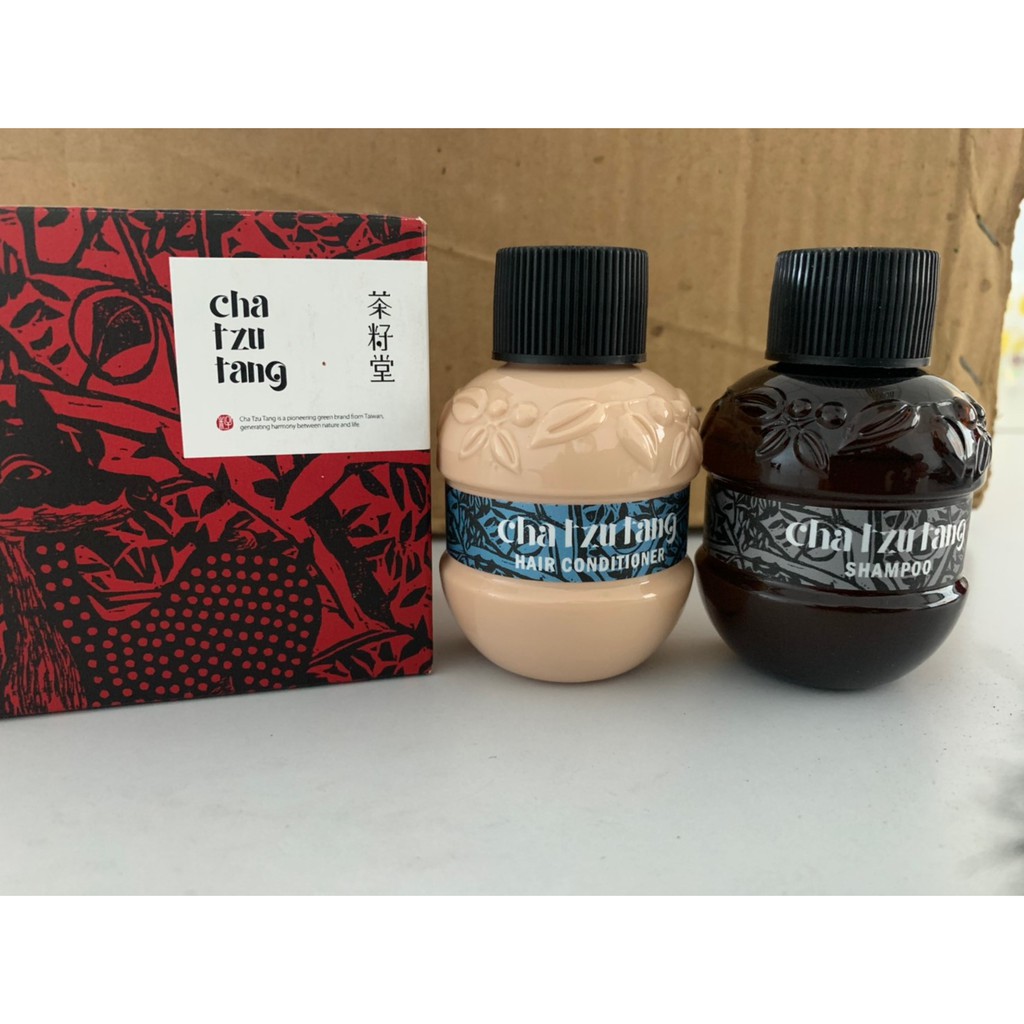 【全新】茶籽堂  洗髮護髮組 小禮盒 紅盒包裝 洗髮精 潤髮乳