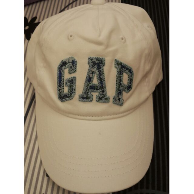 Gap帽子 碎花logo 丹寧 老帽 棒球帽