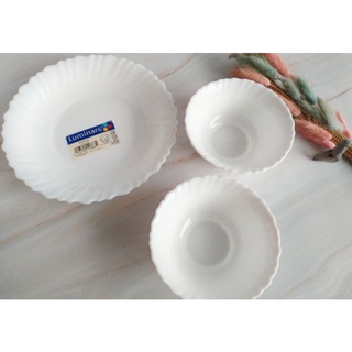 【有家雜貨舖】Luminarc樂美雅純白三件式餐盤組