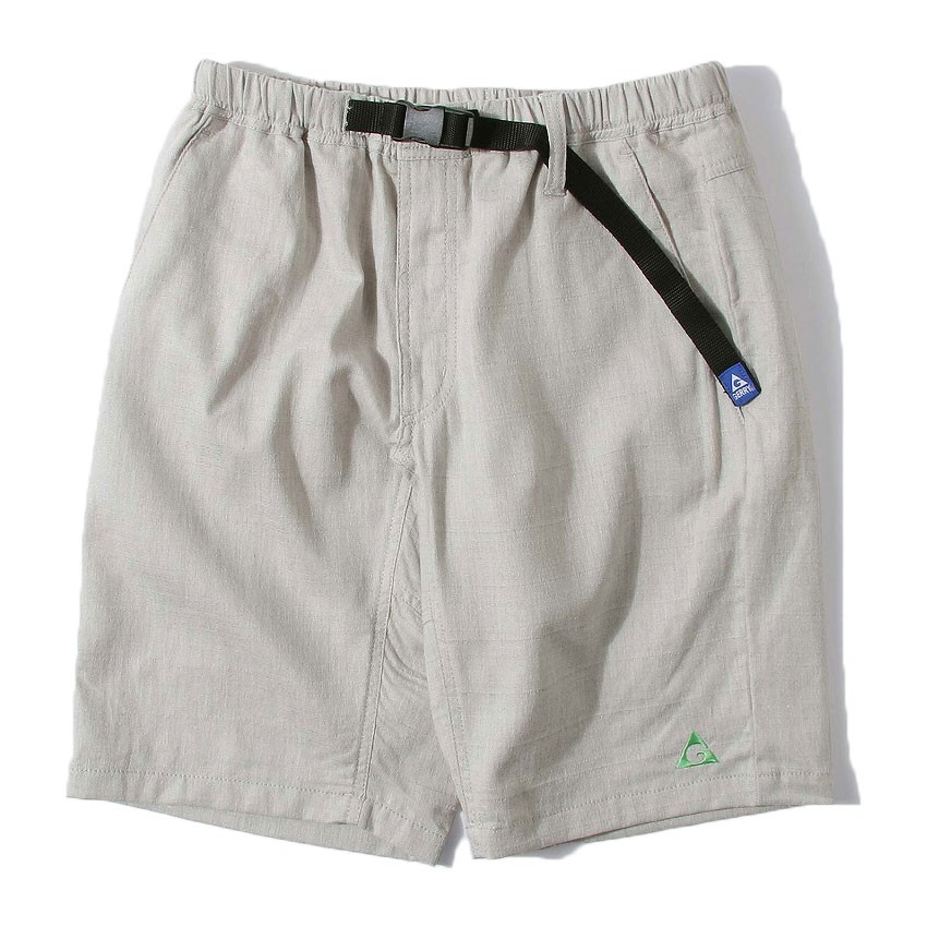 GERRY OUTDOORS 76330-03 Baniran Shorts 棉麻透氣 短褲 (淺灰) 化學原宿