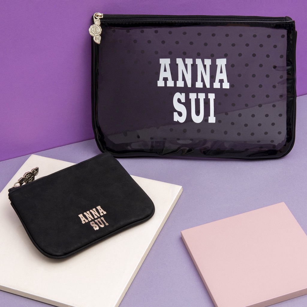 日本專櫃ANNA SUI  限定滿額禮超動心 化妝包 小物包 手拿包 盥洗包 零錢包 置物包 收納包 ABS46