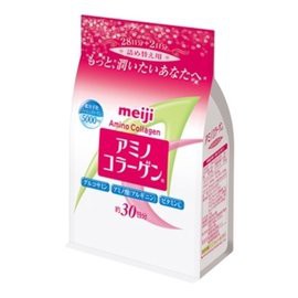 《就是黑白賣》日本Meiji Amino 明治膠原蛋白粉214g（補充包30日份）第三代超微細低分子