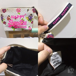 二手 正品 superdry極度乾燥 日系化妝包 大容量