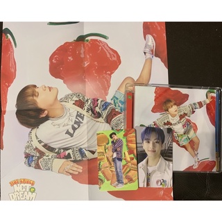 NCT DREAM HOT SAUCE JEWEL CASE JC 水晶 渽民 馬克 楷燦 小卡 CLIP 全專
