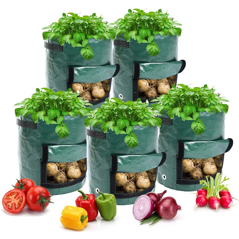 種植袋 植樹袋 美植袋 馬鈴薯 土豆 蔬菜 植物育苗袋 生長袋 栽培袋 PE種植桶 美植袋