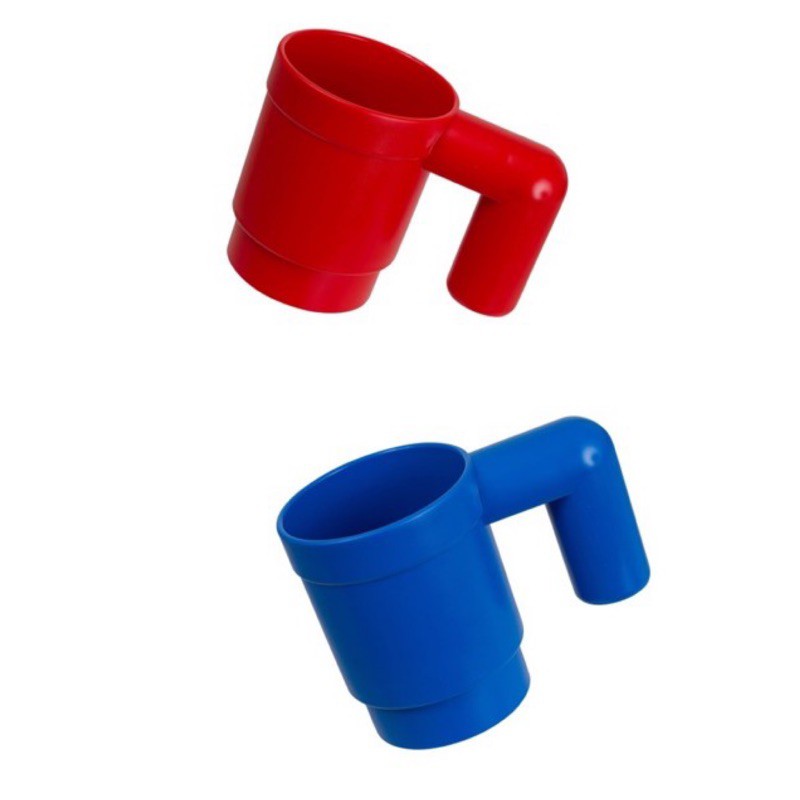 一直玩 Lego upscaled Mug 巨大樂高馬克杯 藍色 紅色 蝦皮購物