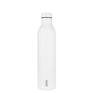MiiR Wine 雙層真空 保溫/保冰 酒瓶造型保溫瓶 25oz/750ml 時尚白