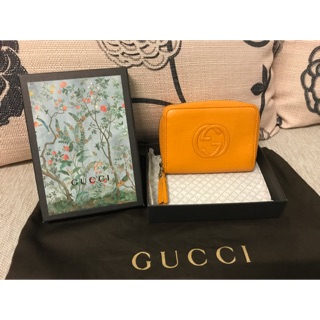 GUCCI SOHO DISCO系列流蘇吊飾拉鍊零錢包