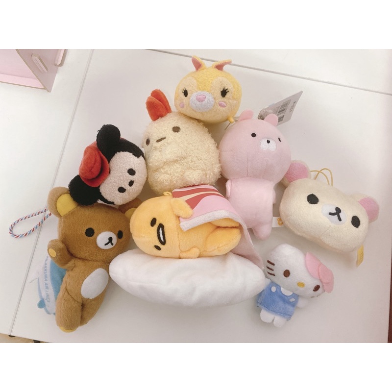 玩偶 蛋黃哥 米奇 兔丸 拉拉熊 角落生物 tsun tsum kitty