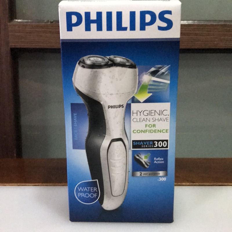 Philips飛利浦台灣原廠公司貨2年保固/頂級S300水洗電動刮鬍刀/情人節父親節送禮男朋友自用😎