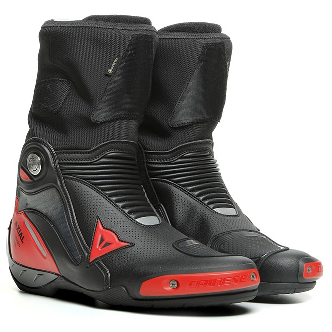 【德國Louis】Dainese Axial 防水摩托車騎士車靴 丹尼斯黑紅配色 Gore-Tex機車鞋編號219131