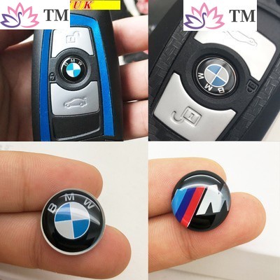 【現貨】BMW寶馬汽車鑰匙標誌貼紙 M運動汽車鑰匙標貼 水晶鋁合金材質標誌貼紙E39 E46 E53 E60 E63