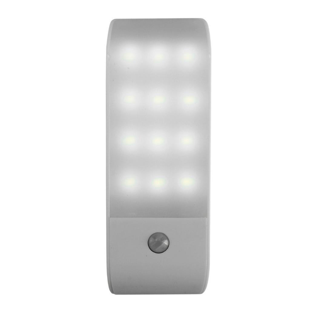 運動感應燈 12 LED 室內迷你可充電小夜燈櫃燈