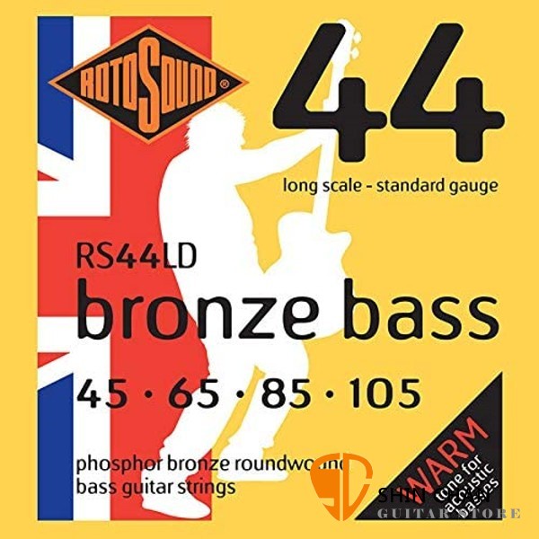 小新樂器館 | ROTOSOUND RS44LC 磷青銅 木貝斯弦 (40-100)【英國製/RS-44-LC】
