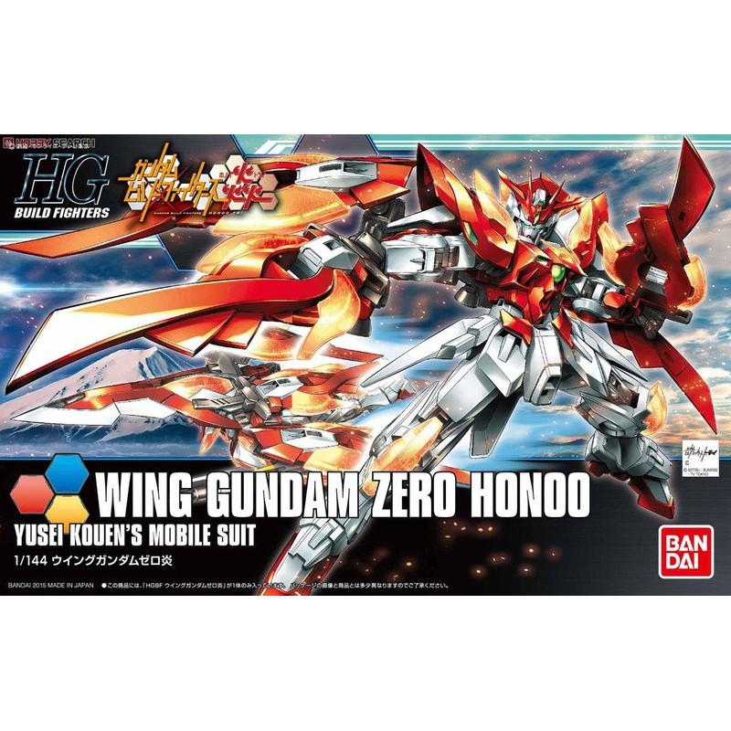 [丹特屋] BANDAI 萬代 HGBF 1/144 飛翼鋼彈零式 炎 Wing Gundam Zero Honoo