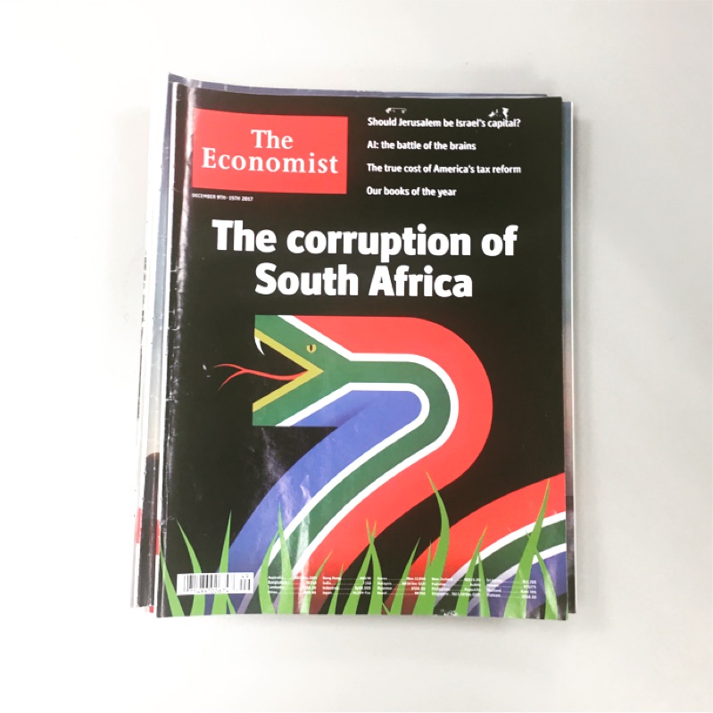 The Economist - The corruption of South Africa(大安捷運及永和可面交）