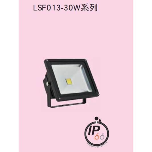 東亞牌~30W戶外投光燈/投射燈~白光、黃光可選LSF013-30AAD(L)~防護等級IP66~原廠保固1年~全電壓