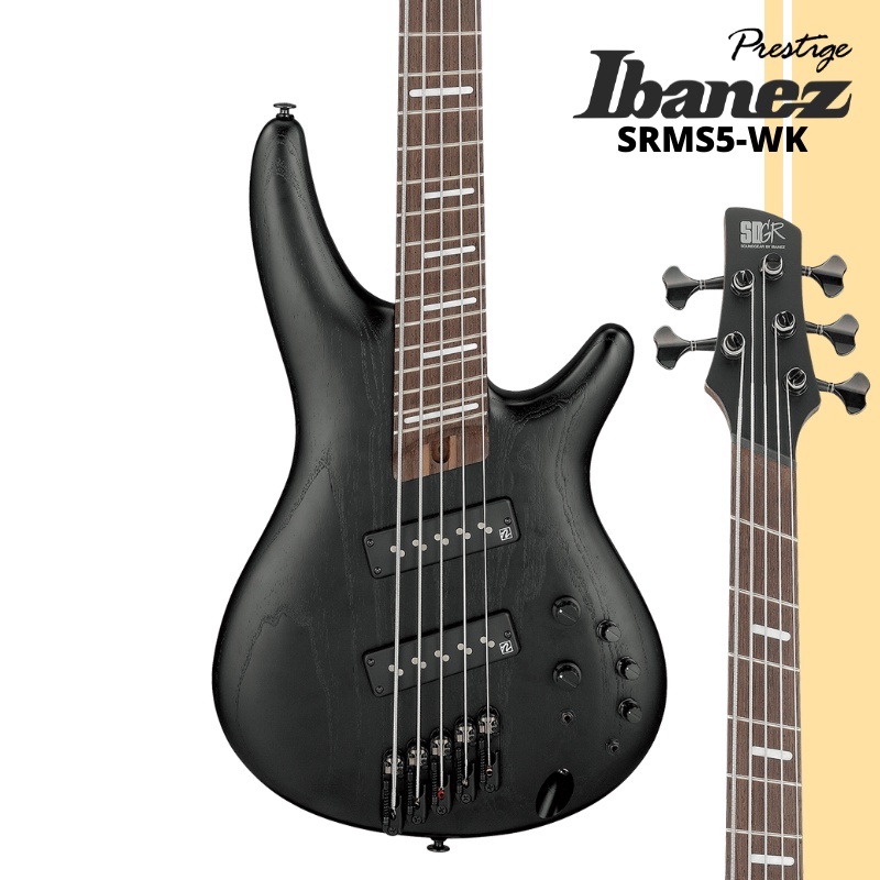 Ibanez Prestige SRMS5-WK 日廠電貝斯 免運 公司貨【LIKE MUSIC】高階SR 扇形指板