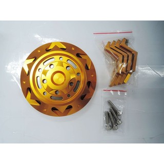 Q3機車精品 JS CNC 甩風型 風扇外蓋 立體雙色 風扇蓋 SMAX S MAX S-MAX 金/灰