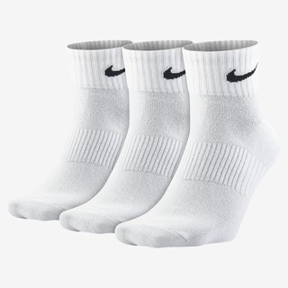 NIKE EVERYDAY CUSH ANKLE 3PR 襪子 中筒 白色 三雙一組 SX7677-100