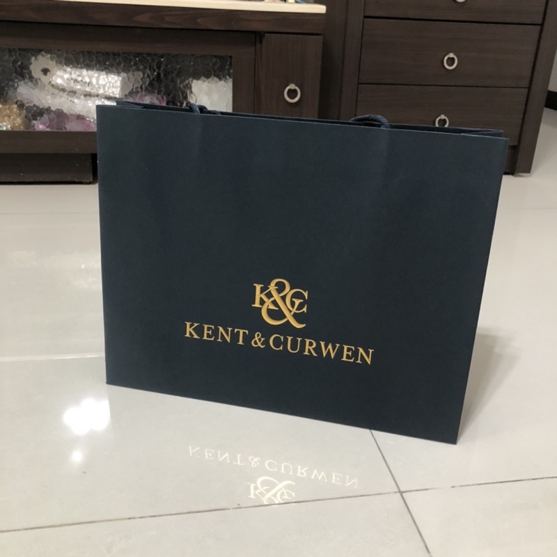 二手 K&amp;C Kent&amp;Curwen 紙袋 提袋