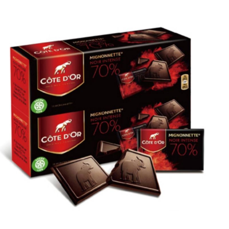 好市多代購－COTE D'OR 70%可可黑巧克力＿180公克 X2入（下定現買）