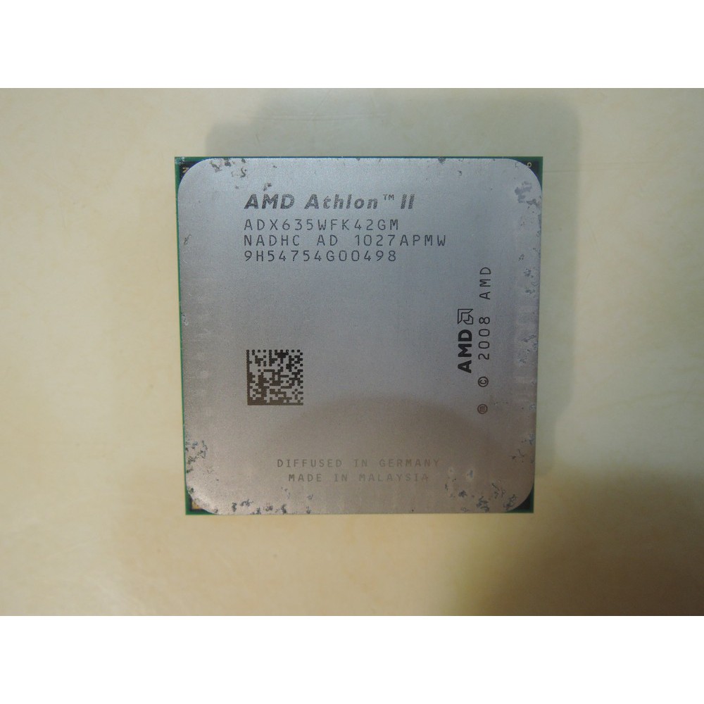 AMD Athlon II X4 620 635 CPU 四核心 AM3