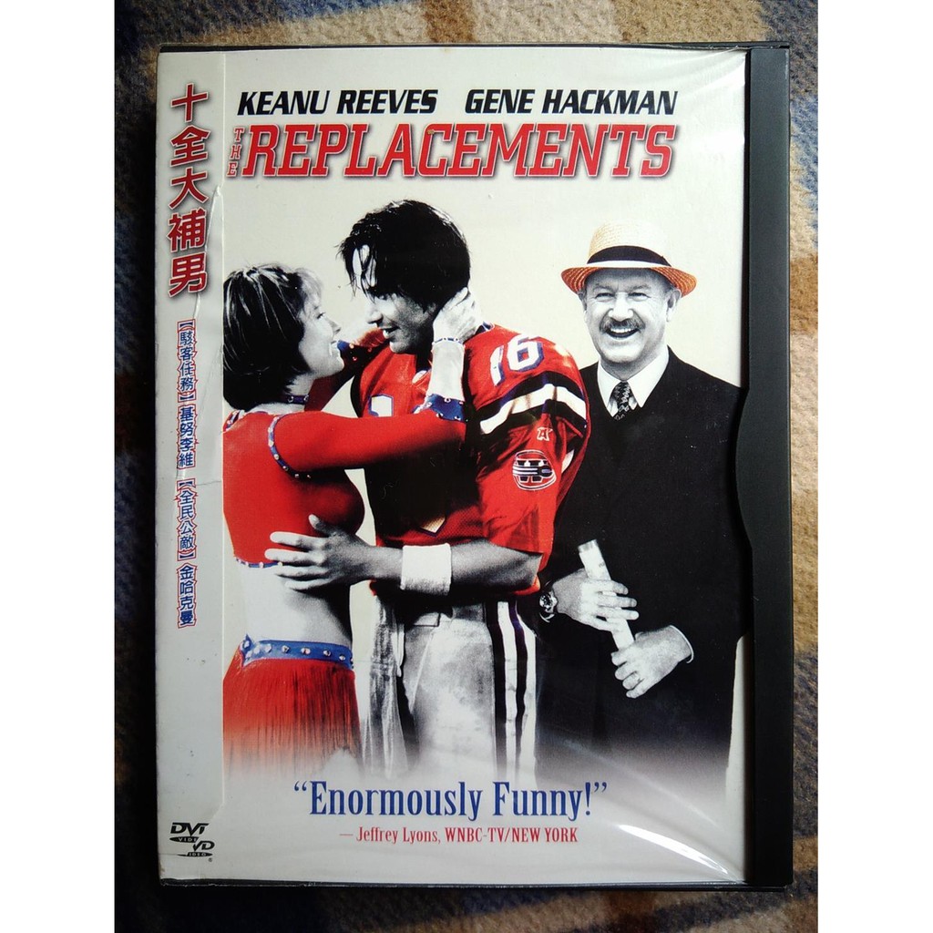 二手正版DVD 十全大補男 / 基努李維、金哈克曼主演/The Replacements
