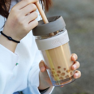 【現貨】澳洲 KeepCup 雙層隔熱杯 L (奶油絲絨) 16oz 咖啡杯 隨行杯 環保杯 隨身杯 玻璃杯 飲料杯