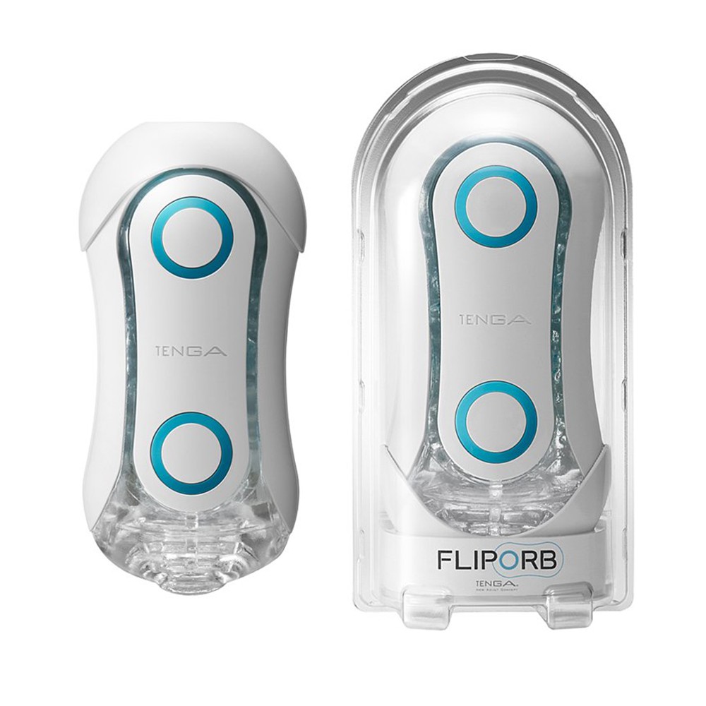 免運新品 動感新體驗 蝦咪情趣 日本TENGA FLIP ORB TFO-001 動感球體重複使用型飛機杯 (極限藍)