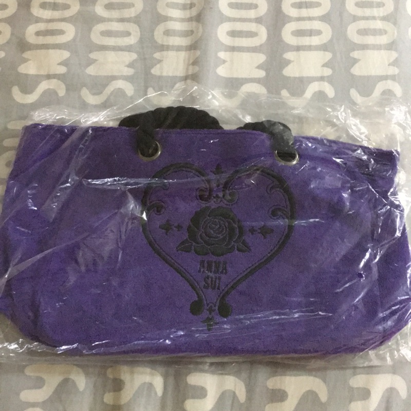 Anna sui 手提袋(毛巾布料）