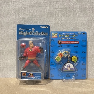 日版 迪士尼 Disney Tomy 超人特攻隊 超能先生 公仔 景品 盒玩 玩具總動員 一番賞 F賞 巴斯 軟膠 吊飾