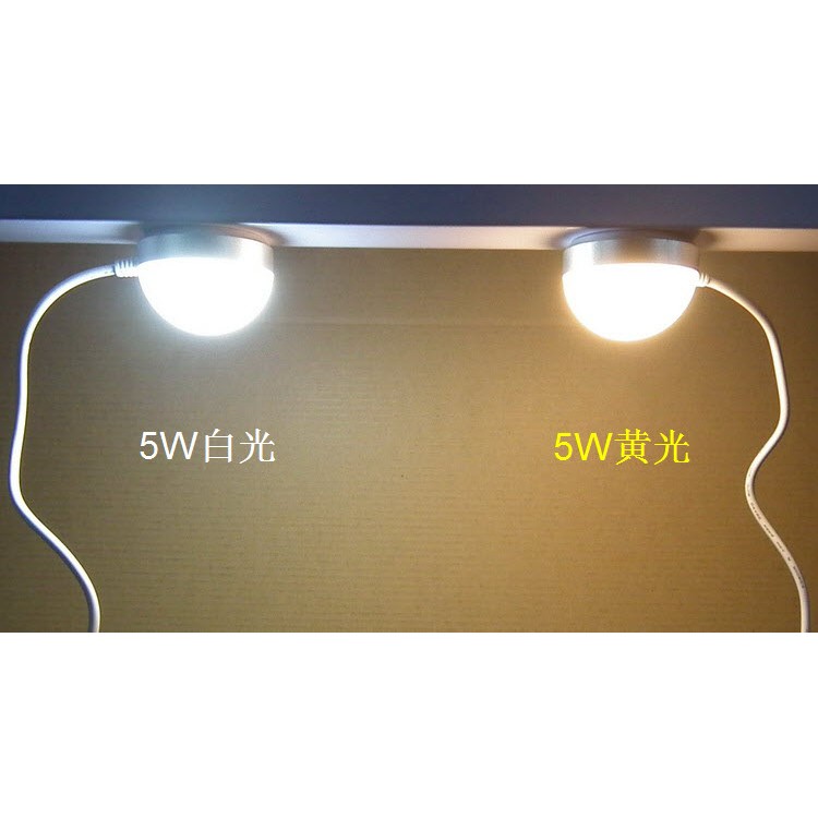 5W強光LED兩檔可調光USB燈 創意大學生宿舍吸頂燈 護眼檯燈小夜燈