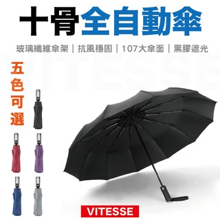 VITESSE嚴選 黑科技遮陽自動傘 自動雨傘 摺疊傘 晴雨傘 自動摺疊雨傘 折疊傘 太陽傘 遮陽 十骨架