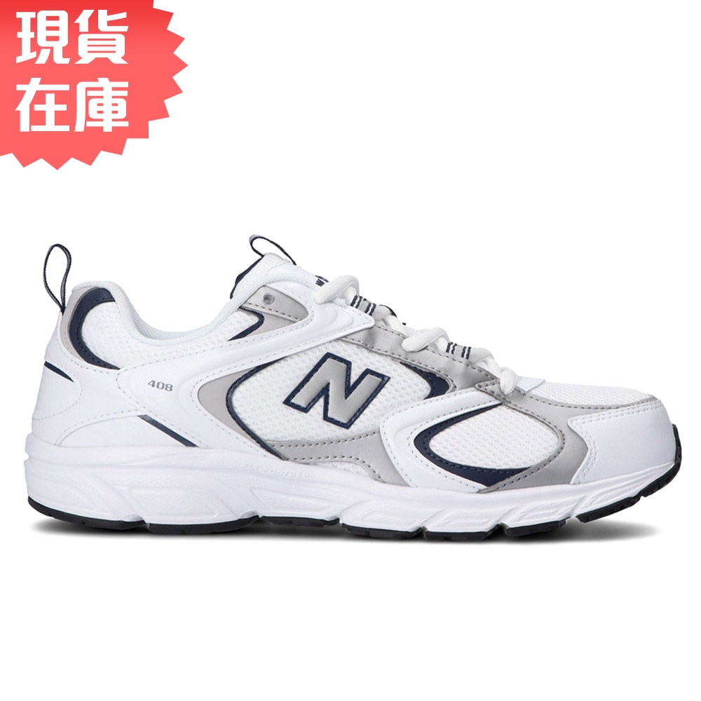 New Balance 408 女鞋 慢跑 休閒 D楦 韓版 白 銀【運動世界】ML408A