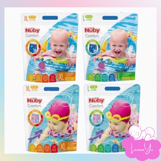 Nuby 游泳戲水褲(3入) 游泳尿布 寶寶游泳 溫泉 尿布 * LEMONYU