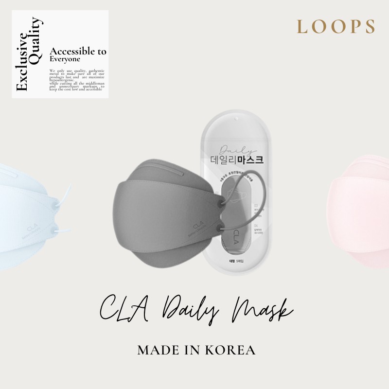 Loops 樂舖 🔥現貨 韓國製造🔥 CLA 3D kf94韓國進口 3d立體口罩 四層口罩