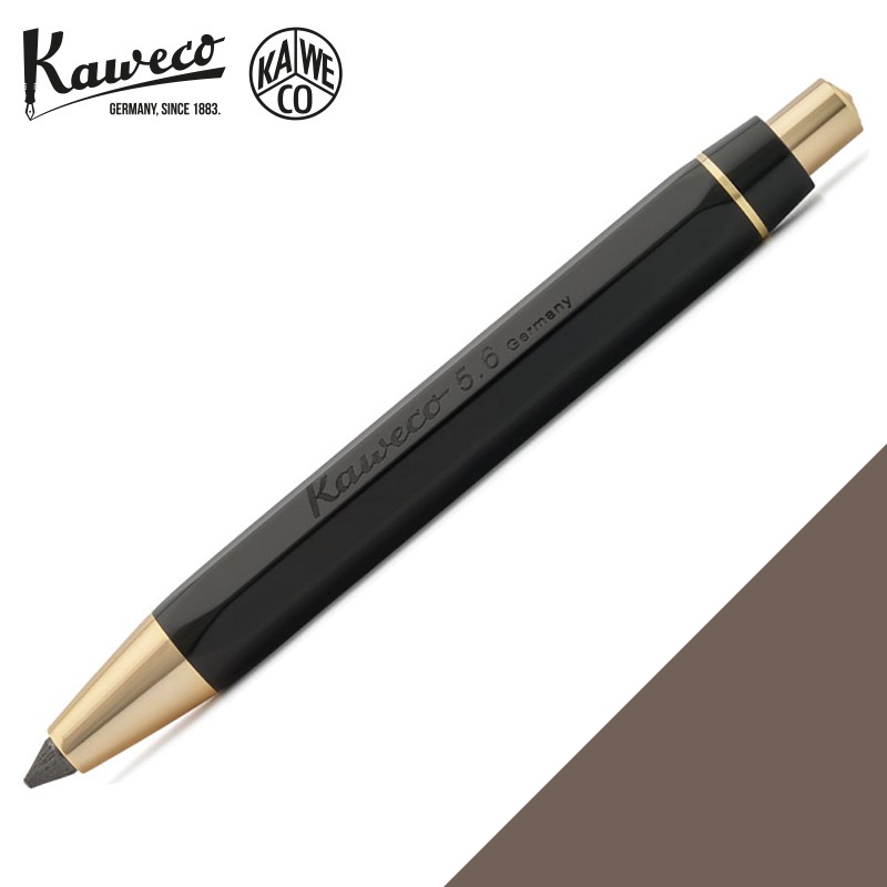 德國 KAWECO 工程素描自動鉛筆 Classic Pencil 5.6 mm 金色(草圖 速繪)