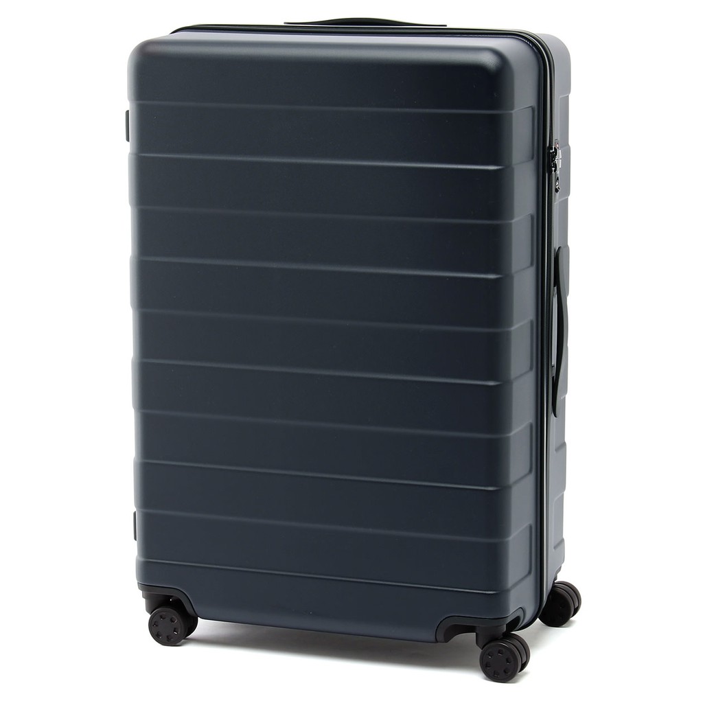 [台中市全新現貨] MUJI 無印良品 行李箱 四輪硬殼止滑拉桿箱 62L.8A26吋深藍