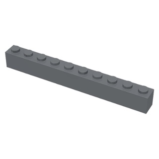 LEGO 樂高 深灰色 1x10 顆粒 基礎磚 基本磚 磚塊 Brick 6111 4211107