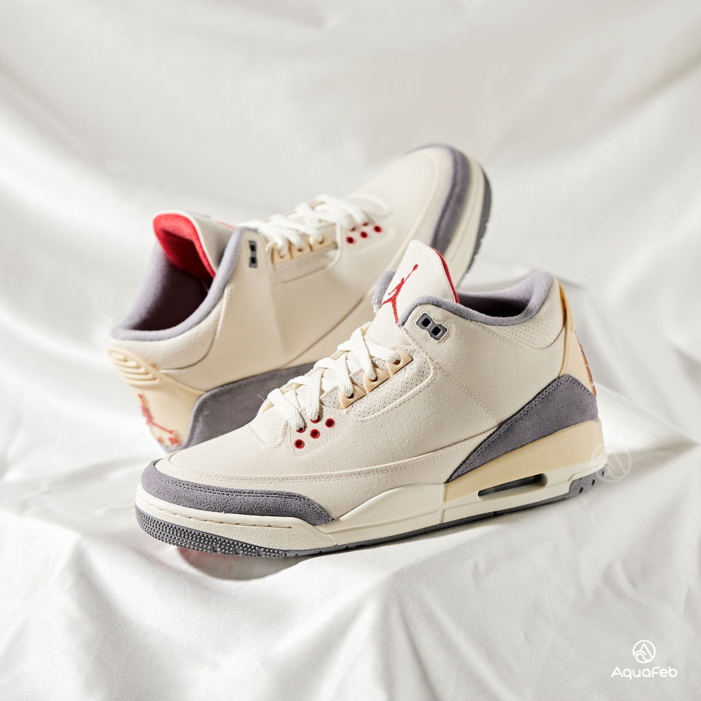 Nike Air Jordan 3 Retro SE 男 米灰 AJ3 運動 休閒 籃球鞋 DH7139-100